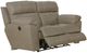 Catnapper® Costa Putty Lay Flat Leather Power Reclining Loveseat-5