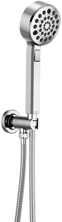 Brizo Levoir® Polished Chrome H2OKINETIC® Multi-Function Wall Mount Handshower-0