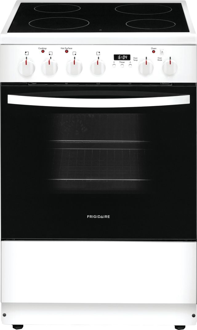 Frigidaire® 24" White Slide-In Electric Range-0