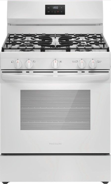 Frigidaire® 30" White Freestanding Gas Range-0