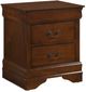 Homelegance® Mayville Brown Cherry Nightstand-0