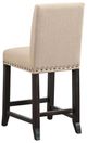 Modus Furniture Yosemite Neutral Tan/Rustic Black Pine Counter Stool-3
