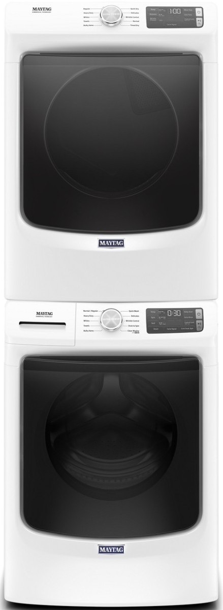 Maytag® 4.5 Cu. Ft. White Front Load Washer | Manhattan
