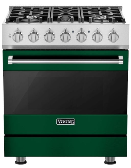 Viking® 3 Series 30" Ivy Pro Style Dual Fuel Range-0