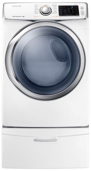 Samsung Front Load Gas Dryer-White-0