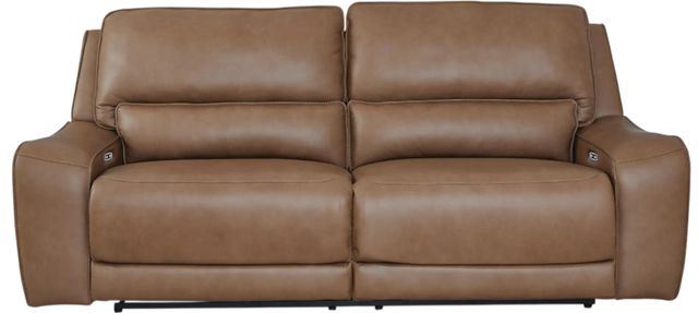 Signature Design by Ashley® DeepWakes 2-Piece Caramel Power Reclining Loveseat-0