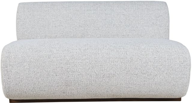 Jofran Inc. Milano Gray Banquette Three Seater-1