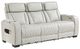 Homelegance® Fairway Taupe Double Power Reclining Sofa with Drop-Down Console-0