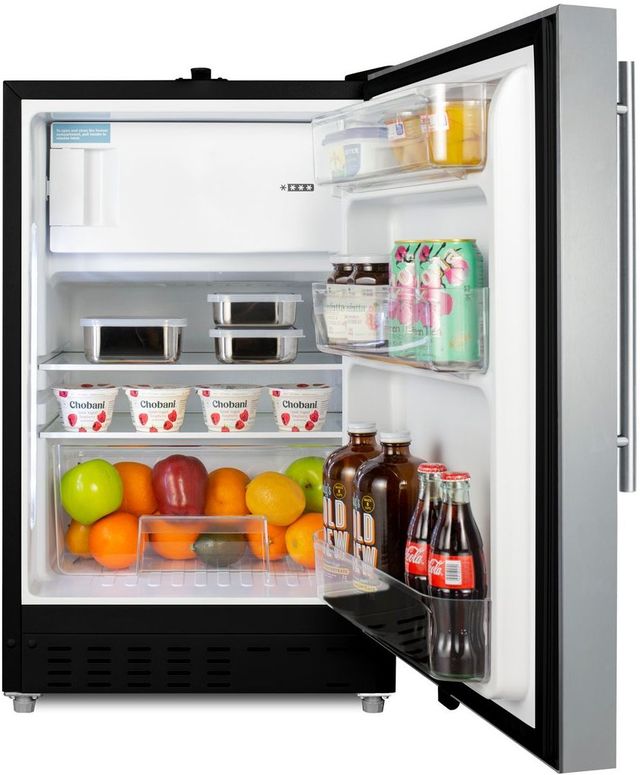 Summit® 2.7 Cu. Ft. Stainless Steel Under The Counter Refrigerator-2