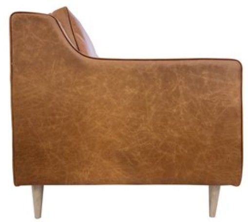 YHD Easton Brown Leather Sofa-2