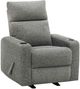 Monarch Specialties Inc. Dark Grey 31" Upholstered Manual Reclining Chair-0