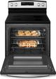 Amana® 30" Black on Stainless Freestanding Electric Range-4