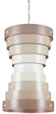 Currey & Company Graduation Taupe Small Chandelier-0