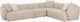 TOV Furniture Sylvie 4-Piece Cream Modular Sectional-0