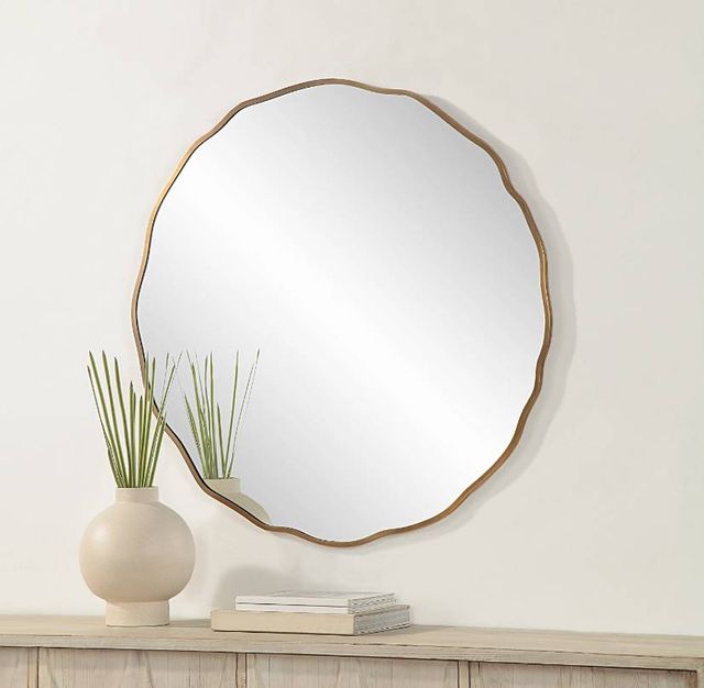 Renwil® Bern Plated Dark Antique Brushed Brass Mirror-4