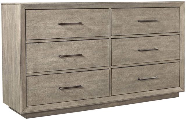 Aspenhome® Platinum Gray Linen Dresser-0