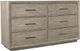 Aspenhome® Platinum Gray Linen Dresser-0