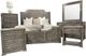 Vintage Furniture Fern Ave King Panel Bed-1