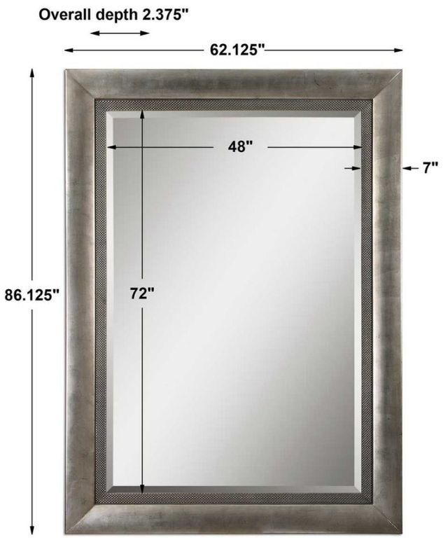 Uttermost® Gilford Antique Silver Mirror-2