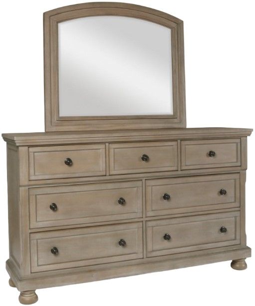 New Classic® Home Furnishings Allegra 4-Piece Pewter California King Sleigh Bedroom Set-3