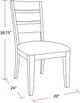 Parker House® Cedar Fork Gray/Smoked Arabica Dining Side Chair-3