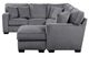 Porter International Designs Augusta 3-Piece Gray Sectional-2