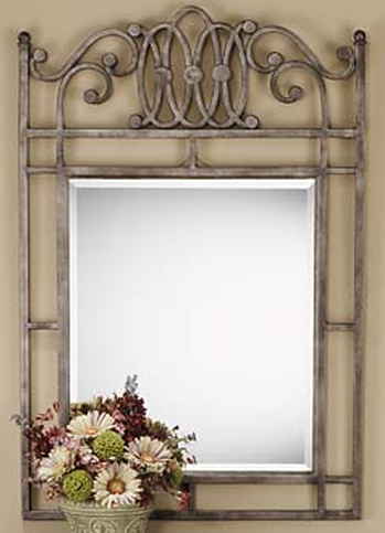 HH2 Home Montello Old Steel Console Mirror-0