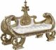 ACME Furniture Bernadette Gold/White Bench-0