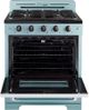 Unique® Appliances Classic Retro 30" Ocean Mist Turquoise Freestanding Natural Gas Range-1