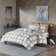 Olliix by INKY+IVY Grey Camila Quilted Euro Sham-2