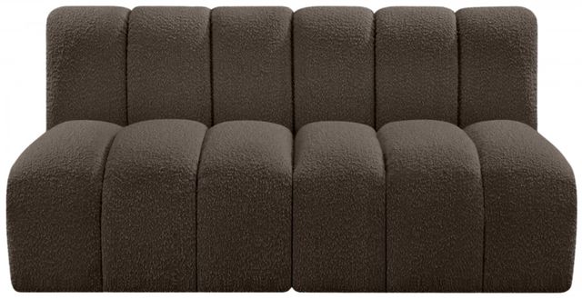 Meridian Furniture Arc 2-Piece Brown Sectional-1