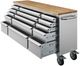 Thor Kitchen® 72" Stainless Steel 15-Drawer Mobile Work Bench-4