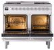 Ilve® Nostalgie II Noblesse 40'' Custom RAL Color Pro Style Dual Fuel Range with Chrome Trim-1