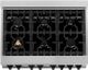 ZLINE Autograph Edition 36" Satin Stainless Steel Pro Style Dual Fuel Range-3