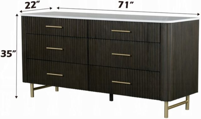 ACME Furniture Clayten Espresso/White Dresser-2