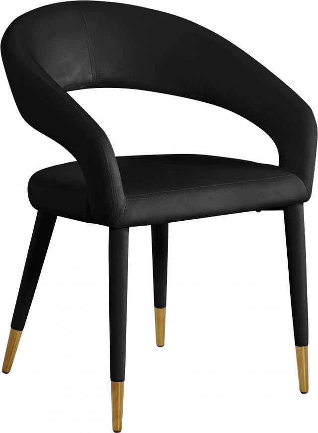 Meridian Furniture Destiny Black Velvet Dining Chair-0