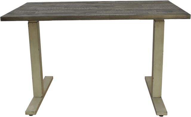 Coaster® Myers Weathered Pine And Antique Ivory Adjustable Height Standing Desk-2