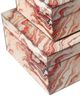 Currey & Company Interstellar Red Swirl 2-Piece Decorative Box Set-5