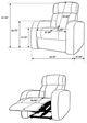 Coaster® Cyrus 7-Piece Black Manual Reclining Theater Seating-2
