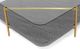 VIG Furniture Modrest Cari Clear/Gold End Table-1