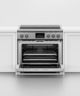 Fisher & Paykel Series 9 36" Stainless Steel Pro Style Induction Range with Black Glass-4