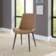 Modus Furniture Nicoya Buckskin/Black Upholstered Dining Chair-1