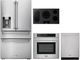 Thor Kitchen® 4 Piece Stainless Steel Electric Kitchen Package-0