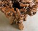 Hammary® Hidden Treasures Glass Top Root Ball Dining Table with Brown Base-3