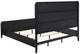 Coaster® Brookmead Black Queen Panel Bed-2