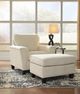 Signature Design by Ashley® Abinger 2-Piece Natural Chair and Ottoman Set-3