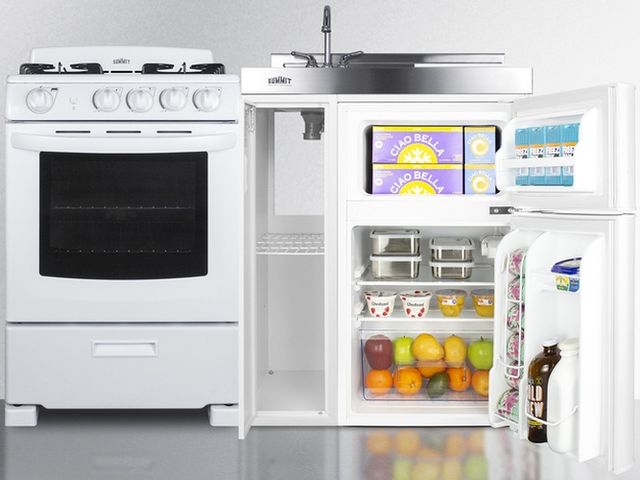Summit® 54" White All-In-One Kitchenette-6