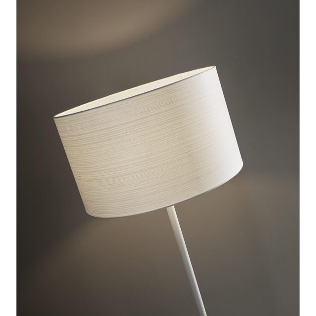 Adesso® Oslo White Metal Floor Lamp-2