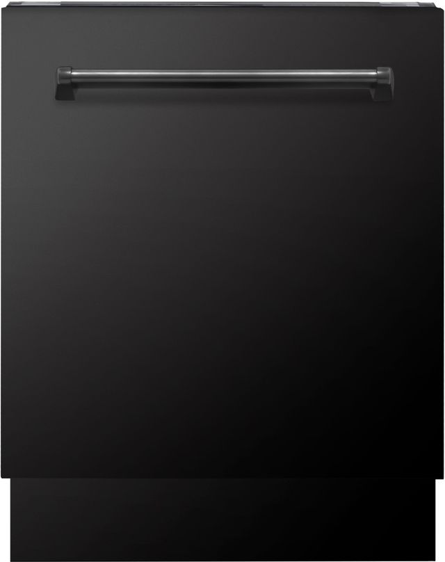 ZLINE Tallac Series 24" Black Stainless Steel Built In Dishwasher-0