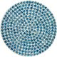 A & B Home Blue Accent Stool-2